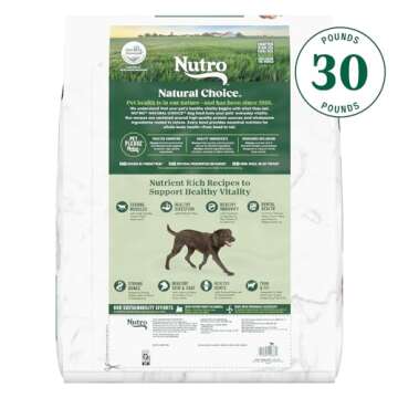Nutro Natural Choice Adult Large Breed Dry Dog Food, Lamb and Brown Rice Recipe, 30 lbs.