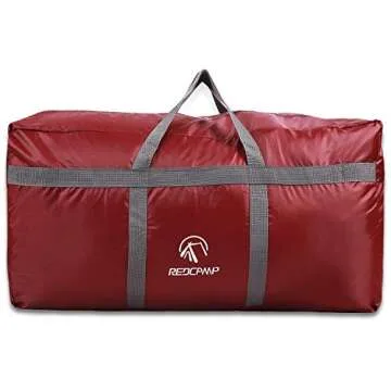 REDCAMP 96L Extra Large Duffle Bag Lightweight, Water Resistant Travel Duffle Bag Foldable for Men Women, Wine Red