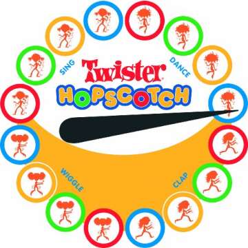 Twister Hopscotch! A Whole New Way To Play Hopscotch! By MB Games.