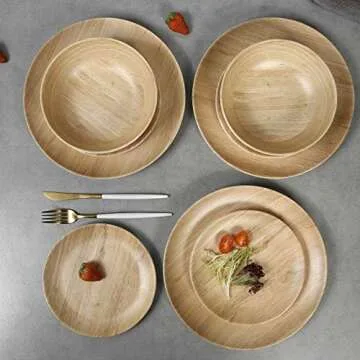 Stylish Melamine Dinnerware Set for Indoor and Outdoor Use
