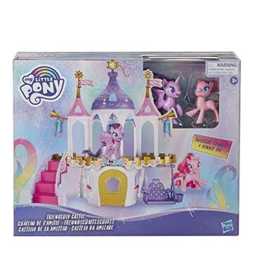 My Little Pony Friendship Castle Playset Including Twilight Sparkle and Pinkie Pie Figures (Amazon E...