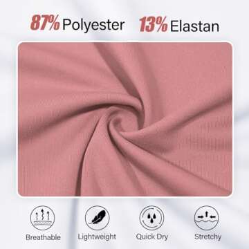 M MOTEEPI Long Sleeve Workout Tops for Women BBL Define Jacket Running Athletic Gym Clothes Golf Shirts Yoga Exercise Rose Pink Small