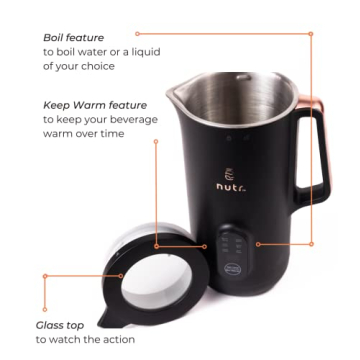 NUTR Automatic Nut Milk Maker for Homemade Plant Milks