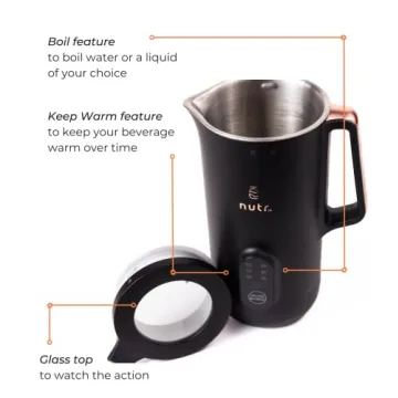 NUTR Automatic Nut Milk Maker for Homemade Plant Milks