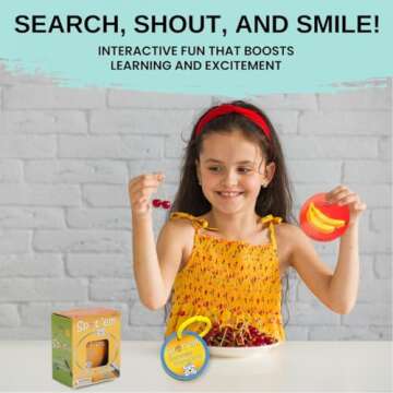 Spot'em Toddler Scavenger Hunt Cards Indoor Play First Preschool Game for Kids Kids Learn Colors Numbers Shapes Letters and Other Early Education Skills Travel Sized