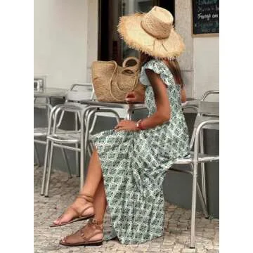 Stylish LOLONG Womens Maxi Dress for Summer Fun