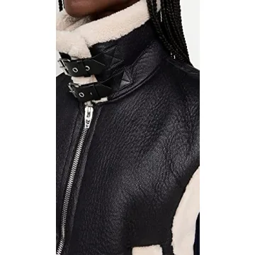 BLANKNYC Vegan Leather Sherpa Vest Stylish Sustainable
