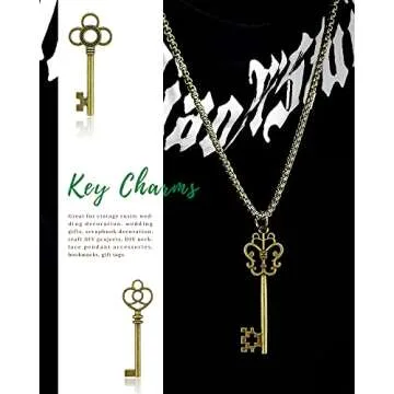 JIALEEY Vintage Skeleton Key Set 30 PCS for DIY Crafts