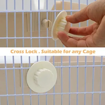 BWOGUE Large Rabbit Litter Box with Drawer for Easy Cleaning