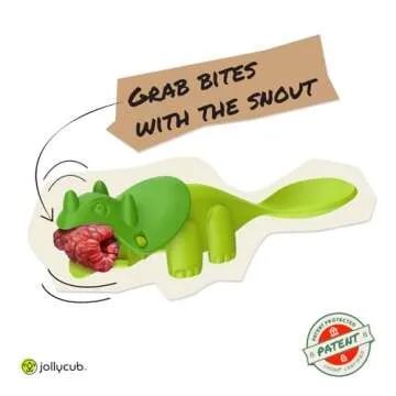 Jollycub® Interactive Toddler Utensils, Dino Chomperware™, Kids Silverware Set, BPA Free, Made in...