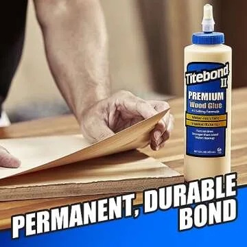 Titebond II Premium Wood Glue 5004, Ideal for Woodworking, Furniture Repair/Assembly, Construction, ...