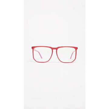 Quay Women's Stranger Glasses, Red, One Size