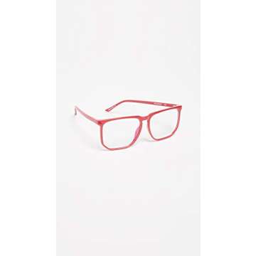 Quay Women's Stranger Glasses, Red, One Size