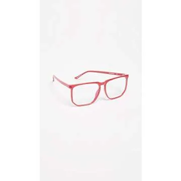 Quay Women's Stranger Glasses, Red, One Size
