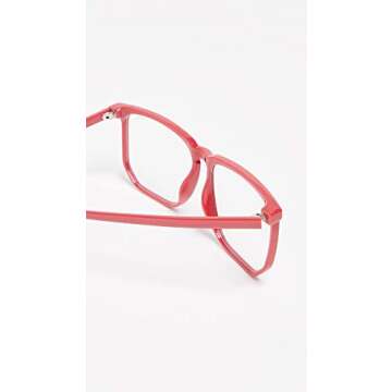 Quay Women's Stranger Glasses, Red, One Size
