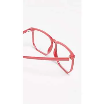 Quay Women's Stranger Glasses, Red, One Size