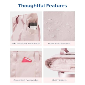 BAGSMART Women's Lightweight Tote for Work & Gym