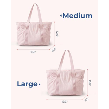 BAGSMART Women's Lightweight Tote for Work & Gym