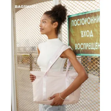 BAGSMART Women's Lightweight Tote for Work & Gym