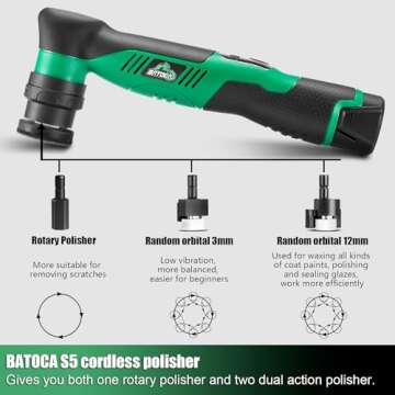 BATOCA S5 Cordless Car Polisher for Ultimate Detailing
