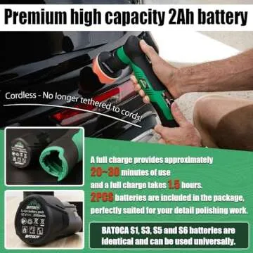 BATOCA S5 Cordless Car Polisher for Ultimate Detailing