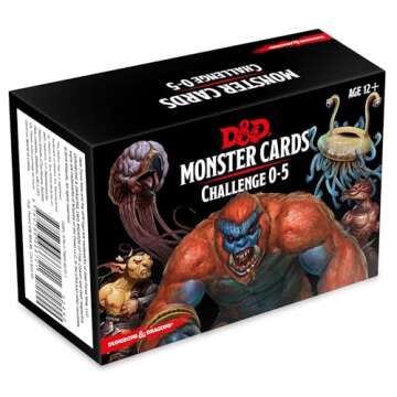 D&D Monster Cards 5e Bundle for Easy Gameplay Access
