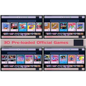 Video Game Console for NES Classic Edition for Nintndo Entertainment System Mini, Pre-load 30 Official NES Games (Renewed)