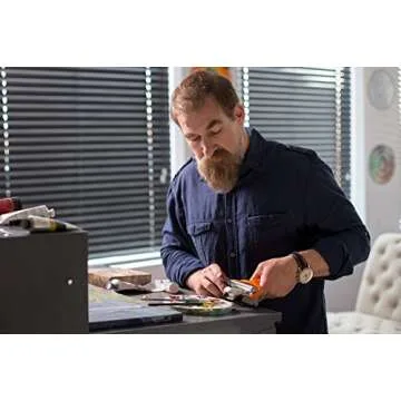 Big Squeeze Tube Squeezing Tool – Waste Less, Save More – Professional-Grade Metal Tube Squeezer, Ideal for Artists and Stylists – Works with Paint, Hair Dye, Prescription Creams, Cosmetics (Orange)