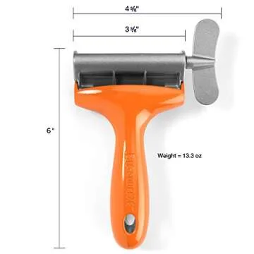 Big Squeeze Tube Squeezing Tool – Waste Less, Save More – Professional-Grade Metal Tube Squeezer, Ideal for Artists and Stylists – Works with Paint, Hair Dye, Prescription Creams, Cosmetics (Orange)