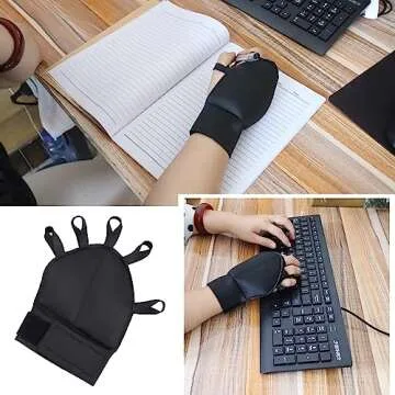 Weighted Gloves for Tremors - 0.5lb Adjustable Support