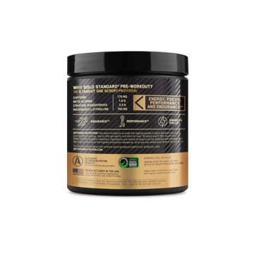 Optimum Nutrition Pre-Workout Blueberry Lemonade 30 Servings
