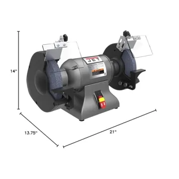 Buy JET 8-Inch Industrial Bench Grinder for Precision Grind