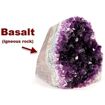 Deep Purple Amethyst Cluster from Uruguay with Selenite Wand