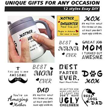 OWOXER Best Dad Ever Mug, Gifts for Dad Gifts Fathers Day, Best Gifts for Dad from Daughter and Son Kids