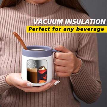 OWOXER Best Dad Ever Mug, Gifts for Dad Gifts Fathers Day, Best Gifts for Dad from Daughter and Son Kids