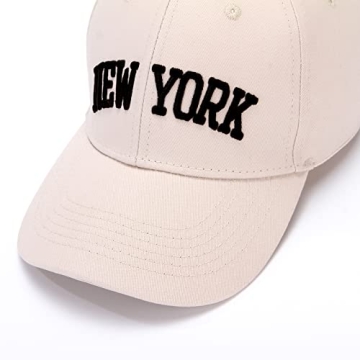 WODXCOR Classic New York Cotton Baseball Cap Adjustable