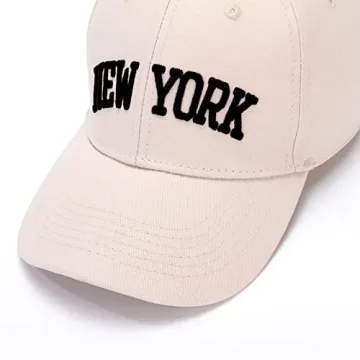 WODXCOR Classic New York Cotton Baseball Cap Adjustable