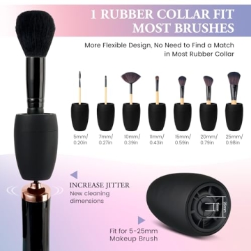 OMANIAC Electronic Makeup Brush Cleaner for Quick Wash & Dry