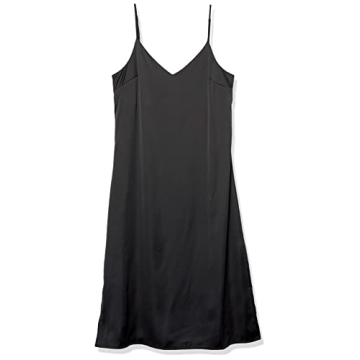 Silky V-Neck Midi Slip Dress by The Drop for Women
