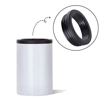 12 OZ Sublimation Can Insulators - Customizable Gift Set