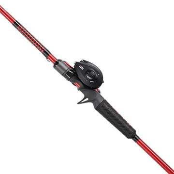 Ugly Stik 7’ Carbon Baitcast Fishing Rod and Reel Combo - Lightweight, Durable & Comfortable