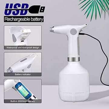 Automatic Spray Bottle for Easy Plant Care and Misting