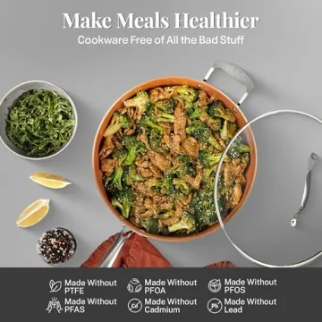 Gotham Steel 20 Pc Cookware Set, Nonstick & Non Toxic