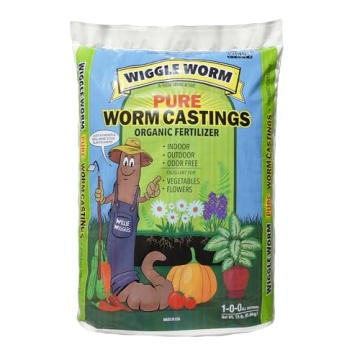 Wiggle Worm Organic Worm Castings Fertilizer 15-Pounds