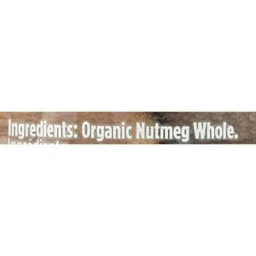 Spicely Organics USDA Certified Organic Nutmeg Whole, No Artificial Colors or Preservatives, Zero Sugar, Vegan Friendly, Kosher, Gluten Free & Non-GMO, 1.4 Ounce (Pack of 3)