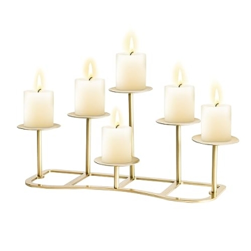 Gold Candelabra Candle Holders for Gorgeous Home Decor