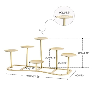 Gold Candelabra Candle Holders for Gorgeous Home Decor