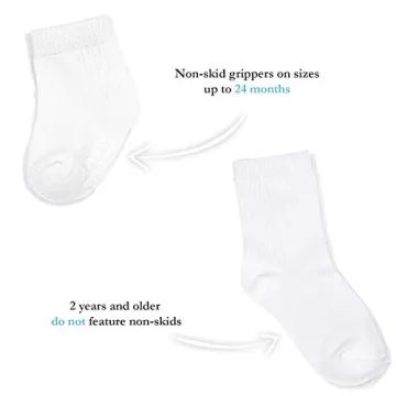 Fruit of the Loom Baby 14-Pack Cotton Socks for Toddlers