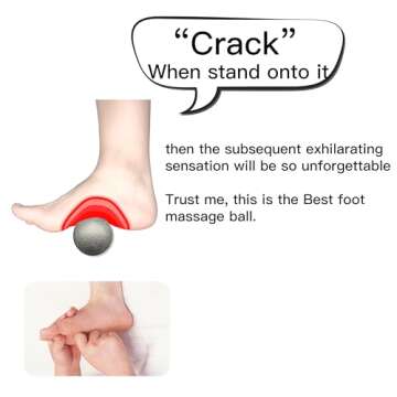 Massage Ball for Myofascial Release and Plantar Fasciitis Relief