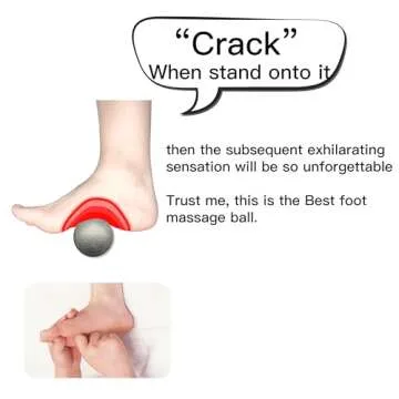 Massage Ball for Myofascial Release and Plantar Fasciitis Relief